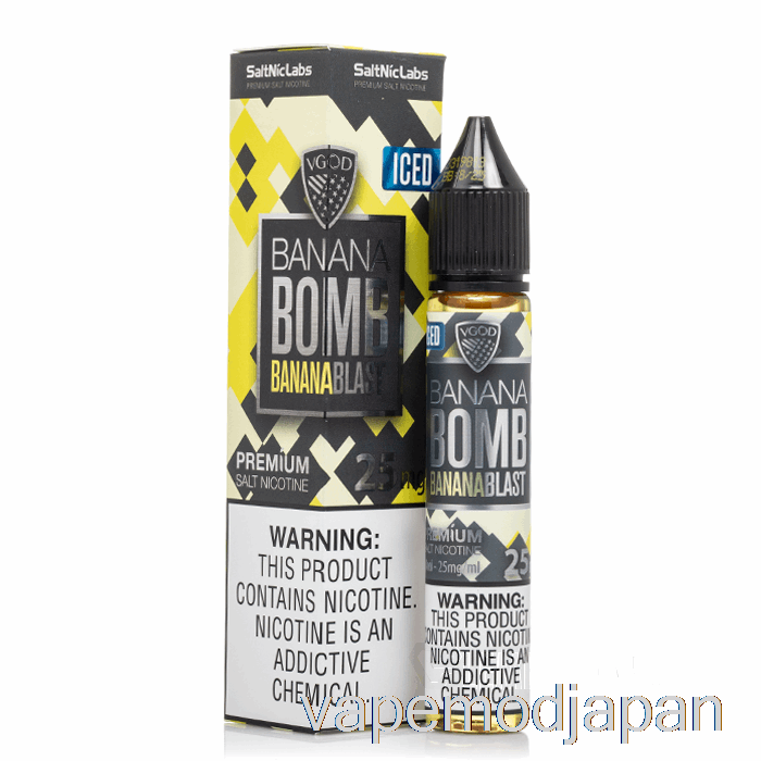 VAPE MOD アイスバナナ ブラスト - VGOD ソルトニック - 30ml 50mg